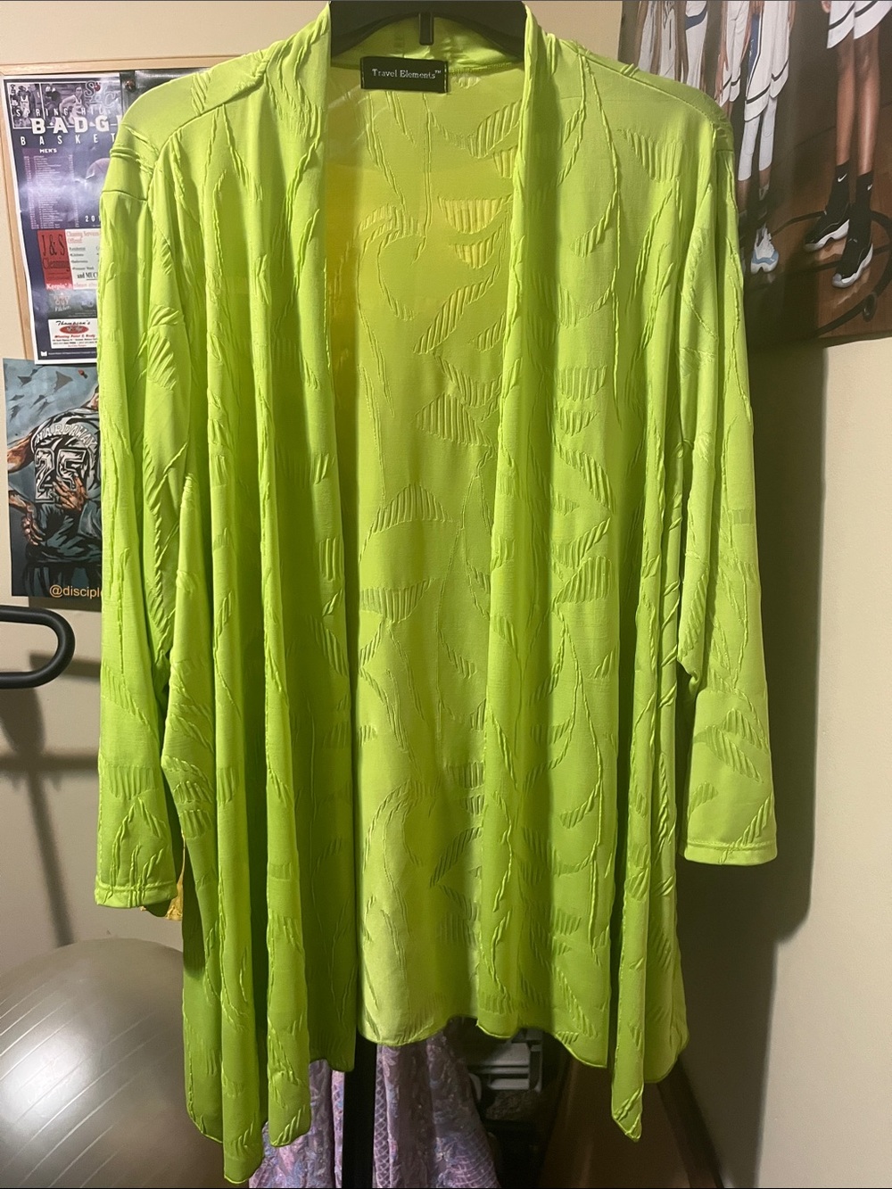 Womens Lime Green Cardigan